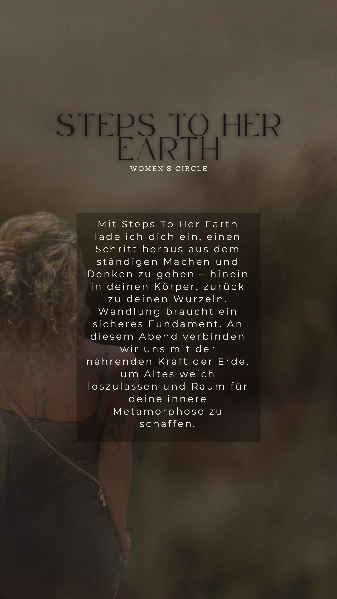 WOMEN’S CIRCLE - STEPS TO HER EARTH 04.09.2026 – Bild 3