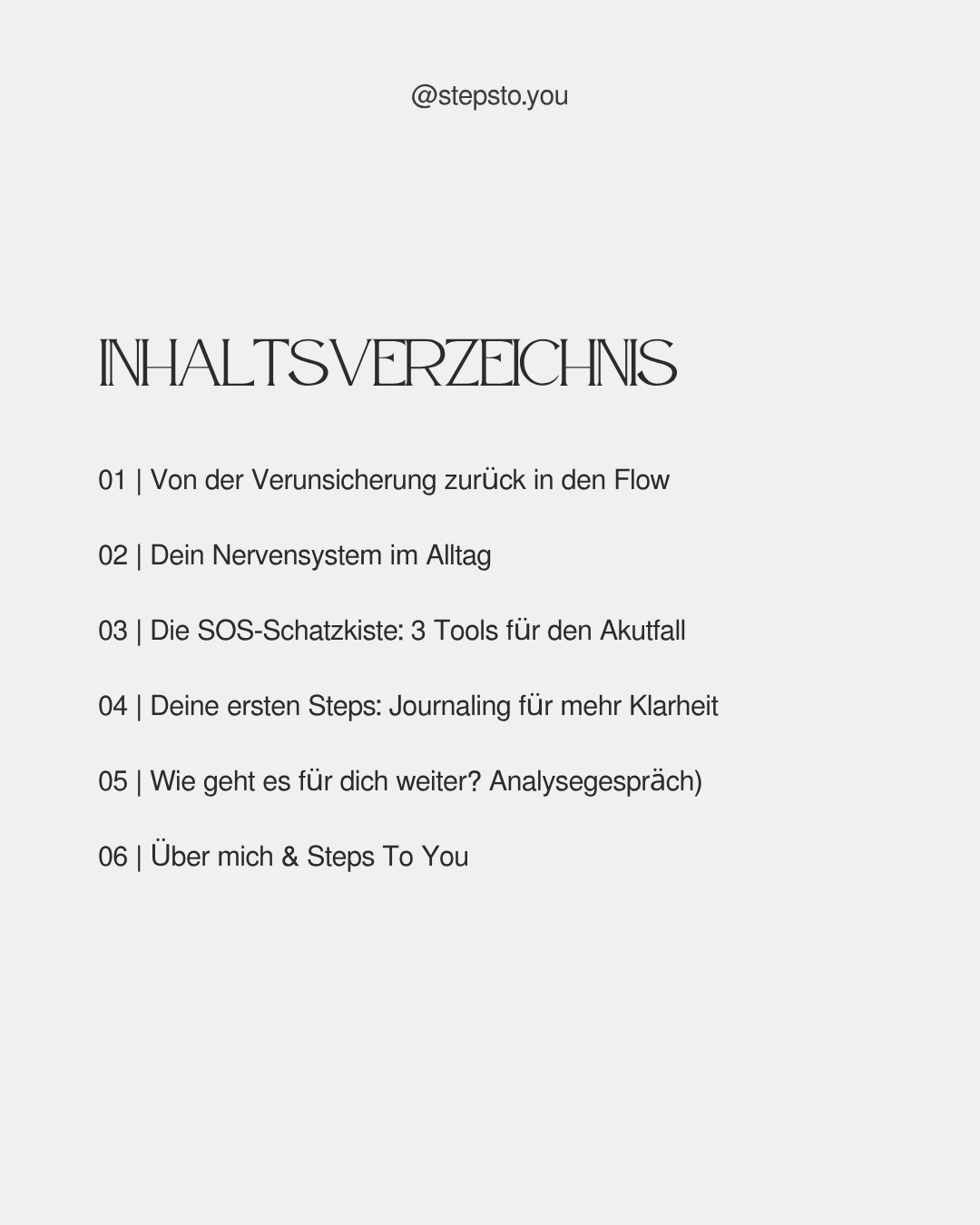 ZURÜCK INS HIER & JETZT - Free Guide – Bild 3